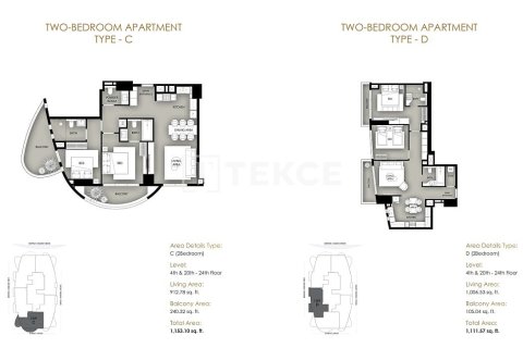Apartamento tipo estudio Estudio en Dubai Marina, UAE No. 92290 31