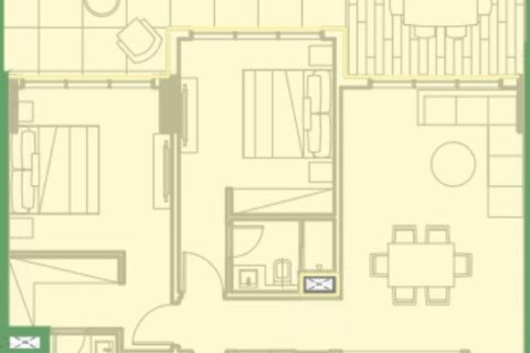 Apartment de 2 dormitorios en Dubai, UAE No. 13517 1