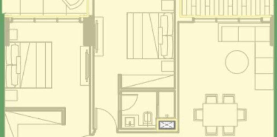 Apartment de 2 dormitorios en Dubai, UAE No. 13517