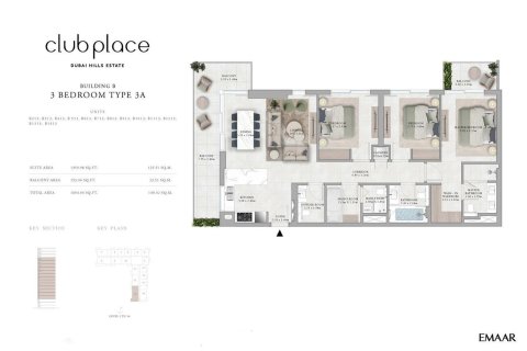 Apartment de 3 dormitorios en Dubai Hills Estate, UAE No. 87896 6