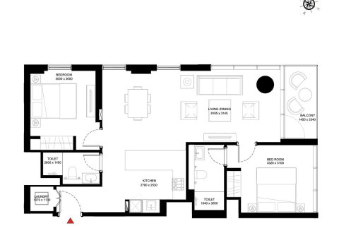Apartment de 2 dormitorios en Dubai, UAE No. 104541 3