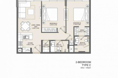 Appartement de 2 chambres à Meydan, UAE No. 96953 9